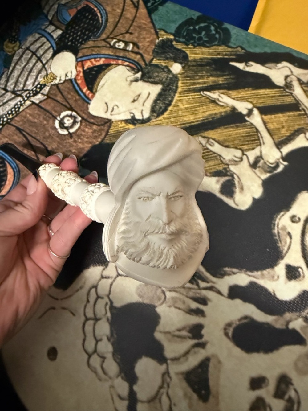 Vintage Persian smoking pipe